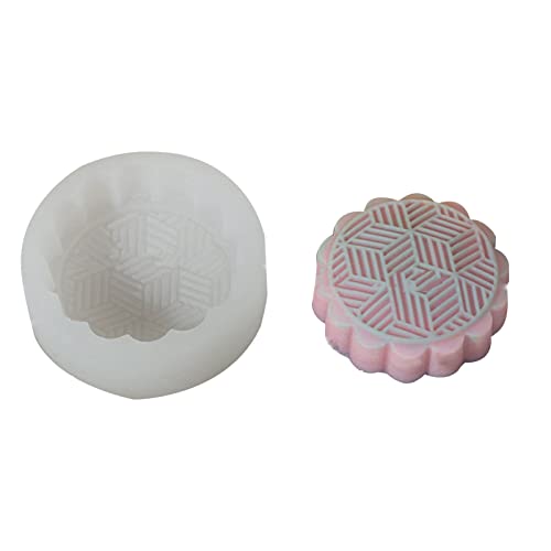 Rundes Muster Silikonform Form Seifenform Für Kuchen Muffin Gelee Mit Schokolade Making Formenform von WZBHCZLJ