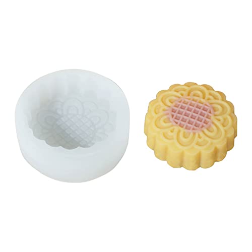 Rundes Muster Silikonform Form Seifenform Für Kuchen Muffin Gelee Mit Schokolade Making Formenform von WZBHCZLJ