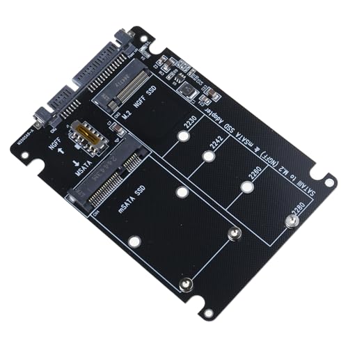 WZBHCZLJ Schnelle Geschwindigkeit SATA3 Zu NGFFS MSATA Adapterkarte Für Desktop Und Laptop Computer von WZBHCZLJ