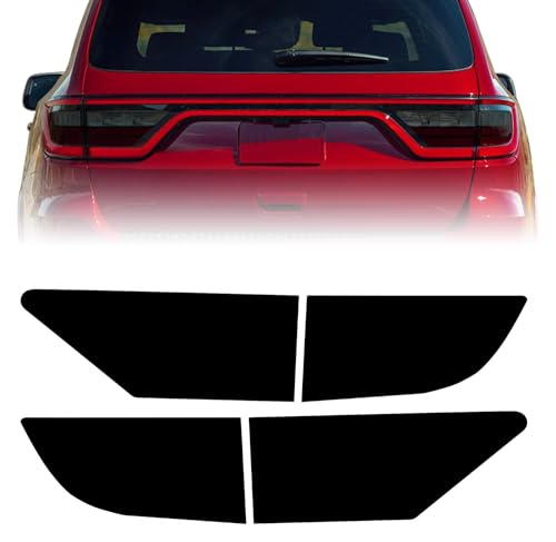 WZCNDIDI Blackout Car Tail Light Vinyl Tint Film Precut Overlay Tail Light Wrap Cover Compatible with Dodge Durango 2014-2021 (Rücklicht) von WZCNDIDI