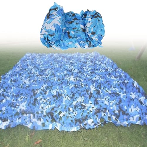 WZDXFNLD Verstärkte Tarnnetz, 210D Oxford Stoff Woodland Camouflage Netz, Jagd Sichtschutz Tarnung Net für Militär Wildcampen Garten Sonnenschutz Party Dekoration(1.5m x 2m) von WZDXFNLD