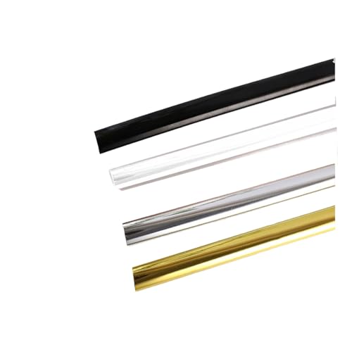 Zierleisten Selbstklebend Stuckleisten Wand Deckenleisten Selbstklebend Zierleisten Wand Zierleiste Selbstklebend Wandleisten Selbstklebend (Silver-15M-8mm) von WZERHO