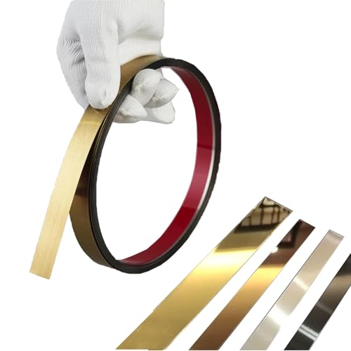 WZERHO Flexible Zierleiste Selbstklebend Wandleisten Selbstklebend ZierleistenSelbstklebend, für Wand,Spiegel,Möbeldekor Gold 8mx2cm A WZERHO Flexible Zierleiste Selbstklebend Wandleisten Selbstklebend ZierleistenSelbstklebend, für Wand,Spiegel,Möbeldekor Gold 8mx2cm A von WZERHO