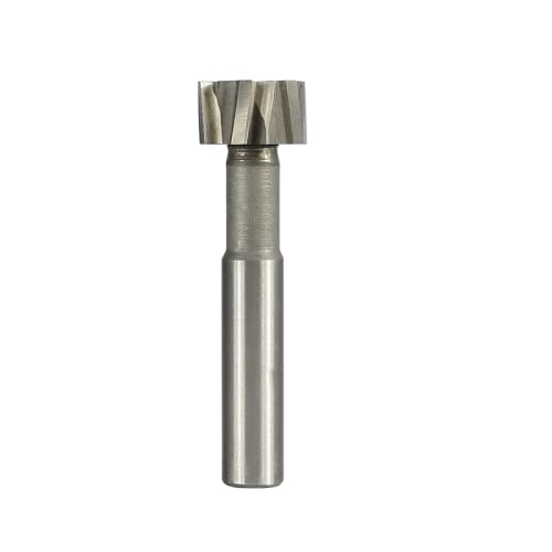 Bohrer T-Nut-Fräser CNC-Fräser HSS-Schaftfräser für die Metallbearbeitung Keilnut-Werkzeug,18x5x10x65 von WZFC