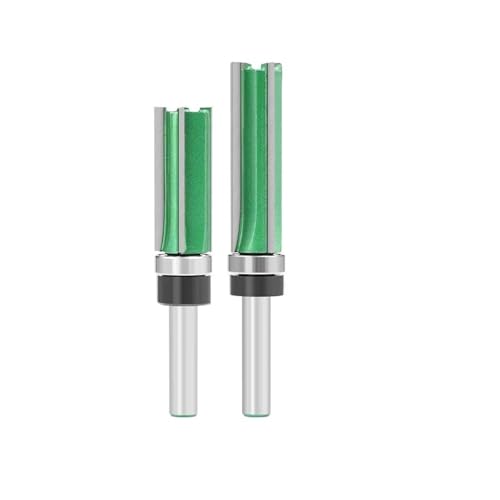 WZFC 1PC 4 Pattern Bit Router Bit Milling Cutter For Wood Bit Face Mill Carbide Cutter End Mill, 8mm Shank 2pcs von WZFC