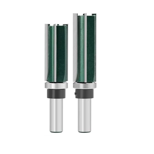 WZFC 1PC 4 Pattern Bit Router Bit Milling Cutter For Wood Bit Face Mill Carbide Cutter End Mill,12mm Schaft 2pcs von WZFC