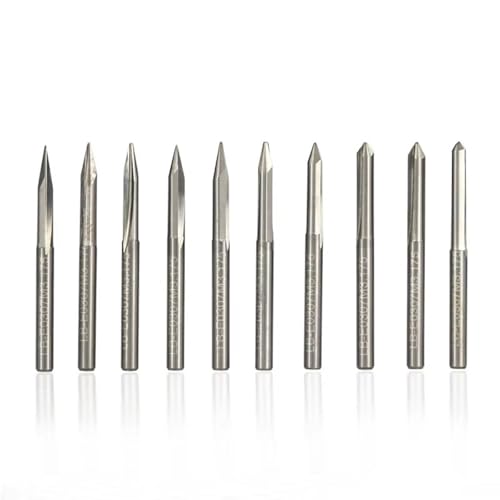 WZFC 2 Flöten -V -Form -Gravurbits Für Hartholzwerkzeuge 3.175 Mm Schaftkarbid Gerade V Schneidmahlen,10pc 30x0.1mm WZFC 2 Flöten -V -Form -Gravurbits Für Hartholzwerkzeuge 3.175 Mm Schaftkarbid Gerade V Schneidmahlen,10pc 30x0.1mm von WZFC