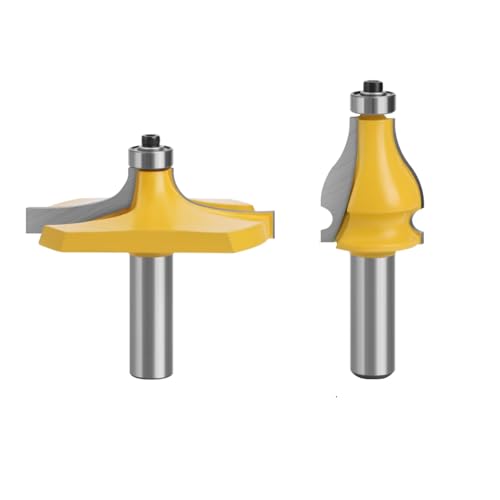WZFC 2pcs Handlauf Router Bit Set 1/2 Schaft Für Holzbearbeitungswerkzeuge Holzfräsenschneider Holz Router Bit WZFC 2pcs Handlauf Router Bit Set 1/2 Schaft Für Holzbearbeitungswerkzeuge Holzfräsenschneider Holz Router Bit von WZFC