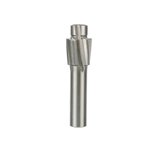 WZFC 4 Flötenfräsenschneider HSS Counterbore End Mill Pilot Slotting Tool Countersink End Mills CNC,3.2x5.9x6x50 von WZFC