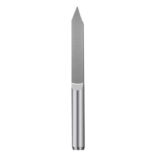 WZFC CNC Flat Bodschnitzwerkzeuge 4mm Schaft -Wolfram -Carbid -V -Gravur -Router Für HolzpvC -Frästeschneider,4x0.1x90d von WZFC