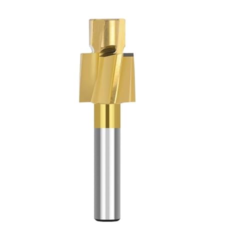 WZFC Pilotschlitzwerkzeug Bit Counterbore End Mill HSS Fräser, M5.2x8.9x6x51 von WZFC
