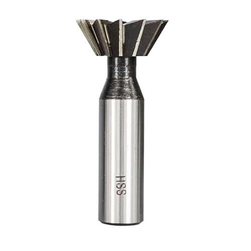 WZFC Schwalbenschwanzfräser HSS-Schaftfräser Hochgeschwindigkeitsstahl-CNC-Maschinenfräser,20x45 Degrees von WZFC