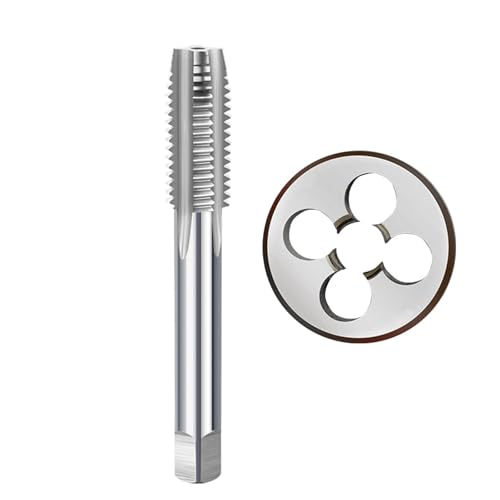 WZFC UNFR RATE HAND THEK TAP UND DIE SET 2PCS HSS Hand Tippen Sie Auf Bohrmaschinen -Bohrer,UNF 7L16-20 von WZFC