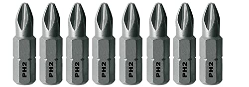 PH2 Bits Trockenbaubit 8 x Ph2 Bit Innenausbau Schnellbauschrauber Bit WZG PH2 Bits Trockenbaubit 8 x Ph2 Bit Innenausbau Schnellbauschrauber Bit WZG von WZG