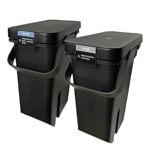 Onyx3-Clean Wasser Tank Schmutzwasser Tank (Kompatibel Mit Roborock S7 Maxv Ultra/S7 Pro Ultra) Staubsauger Basis Station Große Kapazität Wasser Tank(2pcs) von WZGLL