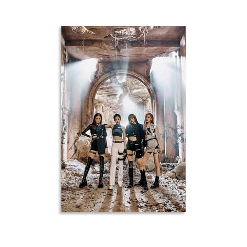 WZHDUDU Blackpink Albumcover von beliebten Künstlern, Leinwand-Poster, Wandkunst, dekoratives Gemälde, Schlafzimmer, 50 x 75 cm, ungerahmter Stil WZHDUDU Blackpink Albumcover von beliebten Künstlern, Leinwand-Poster, Wandkunst, dekoratives Gemälde, Schlafzimmer, 50 x 75 cm, ungerahmter Stil von WZHDUDU