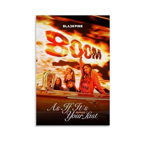 WZHDUDU Blackpink Albumcover von beliebten Künstlern, Leinwand-Poster, Wandkunst, dekoratives Gemälde, Schlafzimmer, 50 x 75 cm, ungerahmter Stil WZHDUDU Blackpink Albumcover von beliebten Künstlern, Leinwand-Poster, Wandkunst, dekoratives Gemälde, Schlafzimmer, 50 x 75 cm, ungerahmter Stil von WZHDUDU