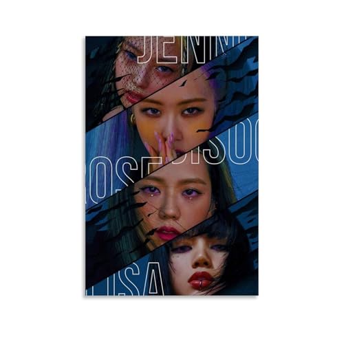 WZHDUDU Blackpink Albumcover von beliebten Künstlern, Leinwand-Poster, Wandkunst, dekoratives Gemälde, Schlafzimmer, Malerei, Poster, 20 x 30 cm, ungerahmter Stil WZHDUDU Blackpink Albumcover von beliebten Künstlern, Leinwand-Poster, Wandkunst, dekoratives Gemälde, Schlafzimmer, Malerei, Poster, 20 x 30 cm, ungerahmter Stil von WZHDUDU