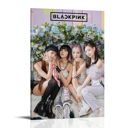 WZHDUDU Blackpink Albumcover von beliebten Künstlern, Leinwandposter, Wandkunst, dekoratives Gemälde, Schlafzimmer, 60 x 90 cm, Rahmenstil WZHDUDU Blackpink Albumcover von beliebten Künstlern, Leinwandposter, Wandkunst, dekoratives Gemälde, Schlafzimmer, 60 x 90 cm, Rahmenstil von WZHDUDU