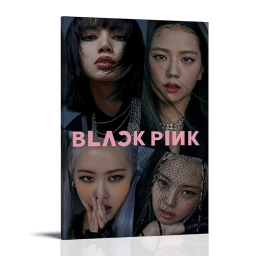 WZHDUDU Blackpink Albumcover von beliebten Künstlern, Leinwandposter, Wandkunst, dekoratives Gemälde, Schlafzimmer, 60 x 90 cm, Rahmenstil WZHDUDU Blackpink Albumcover von beliebten Künstlern, Leinwandposter, Wandkunst, dekoratives Gemälde, Schlafzimmer, 60 x 90 cm, Rahmenstil von WZHDUDU