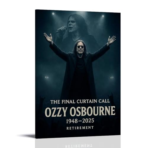 WZHDUDU Ozzy Osbourne Leinwandposter mit Albumcover beliebter Künstler, Wandkunst, dekoratives Gemälde, Poster, 20 x 30 cm, Rahmenstil WZHDUDU Ozzy Osbourne Leinwandposter mit Albumcover beliebter Künstler, Wandkunst, dekoratives Gemälde, Poster, 20 x 30 cm, Rahmenstil von WZHDUDU