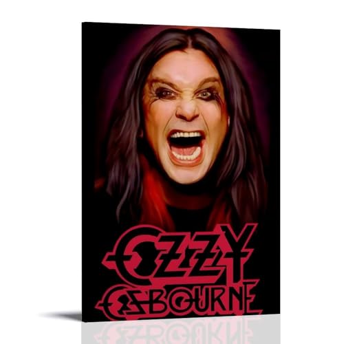 WZHDUDU Ozzy Osbourne Leinwandposter mit Albumcover beliebter Künstler, Wandkunst, dekoratives Gemälde, Poster, 20 x 30 cm, Rahmenstil WZHDUDU Ozzy Osbourne Leinwandposter mit Albumcover beliebter Künstler, Wandkunst, dekoratives Gemälde, Poster, 20 x 30 cm, Rahmenstil von WZHDUDU