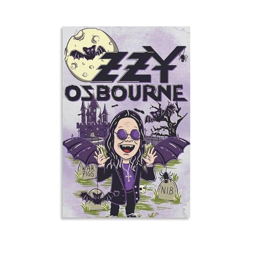 WZHDUDU Ozzy Osbourne Leinwandposter mit Albumcover beliebter Künstler, Wandkunst, dekoratives Gemälde, Schlafzimmer, 20 x 30 cm, ungerahmter Stil WZHDUDU Ozzy Osbourne Leinwandposter mit Albumcover beliebter Künstler, Wandkunst, dekoratives Gemälde, Schlafzimmer, 20 x 30 cm, ungerahmter Stil von WZHDUDU
