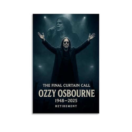 WZHDUDU Ozzy Osbourne Leinwandposter mit Albumcover beliebter Künstler, Wandkunst, dekoratives Gemälde, Schlafzimmer, 30 x 45 cm, ungerahmter Stil WZHDUDU Ozzy Osbourne Leinwandposter mit Albumcover beliebter Künstler, Wandkunst, dekoratives Gemälde, Schlafzimmer, 30 x 45 cm, ungerahmter Stil von WZHDUDU