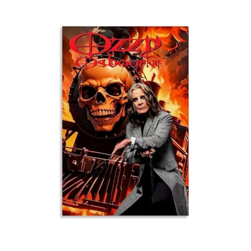 WZHDUDU Ozzy Osbourne Leinwandposter mit Albumcover beliebter Künstler, Wandkunst, dekoratives Gemälde, Schlafzimmer, 50 x 75 cm, ungerahmter Stil WZHDUDU Ozzy Osbourne Leinwandposter mit Albumcover beliebter Künstler, Wandkunst, dekoratives Gemälde, Schlafzimmer, 50 x 75 cm, ungerahmter Stil von WZHDUDU
