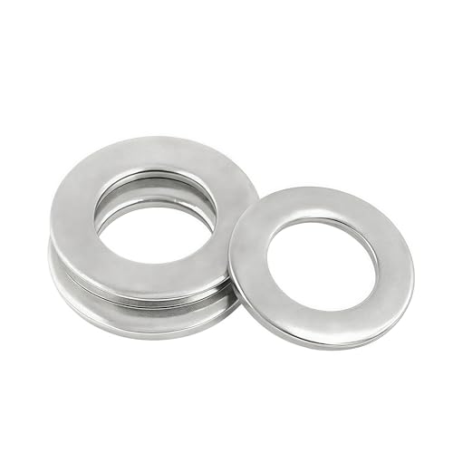 WZHUIDA 20 Stück Unterlegscheiben M10, A2 V2A Edelstahl Beilagscheiben (DIN125 Form A), Rostfreie Edelstahlscheiben flach mit kleinem Außendurchmesser von WZHUIDA