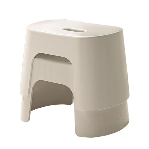 2er-Pack stapelbare, dicke, rutschfeste Fußhocker, geeignet for Badezimmer, Flure, Wohnzimmer, Nagelstudios und Schönheitssalons(2-Yellow) von WZIRDCTWB