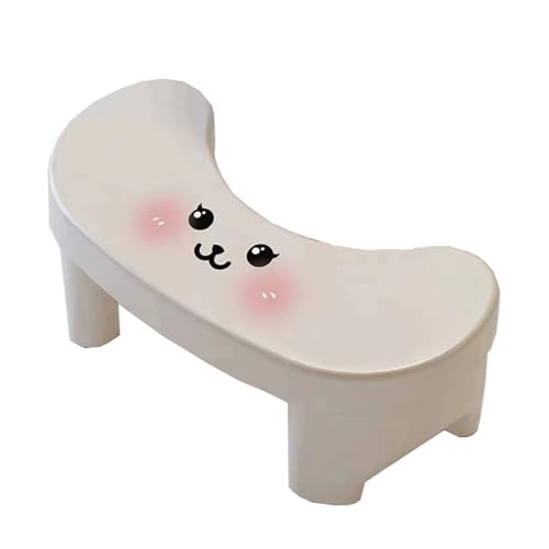 Hock-Toilettenhocker for Erwachsene, robuster und langlebiger Fußhocker, rutschfeste Toilette aus Kunststoff for Erwachsene, geeignet for Badezimmer for Erwachsene(A-) von WZIRDCTWB