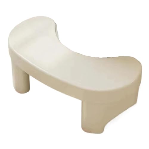 Hock-Toilettenhocker for Erwachsene, robuster und langlebiger Fußhocker, rutschfeste Toilette aus Kunststoff for Erwachsene, geeignet for Badezimmer for Erwachsene(C-) von WZIRDCTWB