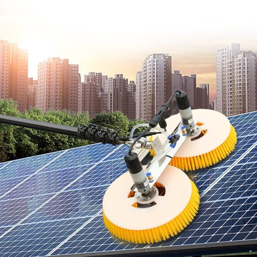 Waschgerät für Solarmodule, Doppelkopfbürste zur Reinigung von Photovoltaikmodulen, Plug-In-Modell, automatischer Solarreiniger, Teleskopstange aus Kohlefaser, Verriegelungsschnallendesign,7m Waschgerät für Solarmodule, Doppelkopfbürste zur Reinigung von Photovoltaikmodulen, Plug-In-Modell, automatischer Solarreiniger, Teleskopstange aus Kohlefaser, Verriegelungsschnallendesign,7m von WZLMZ