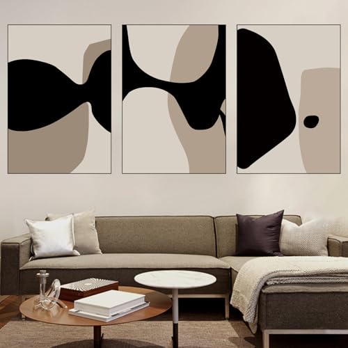 WZXGHE Abstrakte LeinwandBilder,Geometrisches Kunstdruck Poster Set,Moderne Nordische Linien Bilder Leinwand,für Wohnzimmer Schlafzimmer Deko Poster, Ungerahmt (C, 3x50x70cm) von WZXGHE