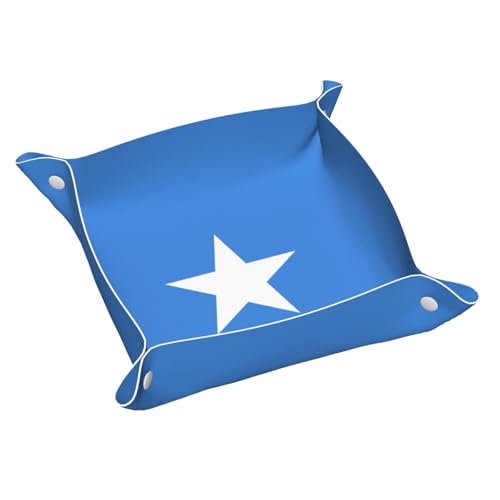 Aufbewahrungsbox mit Somali-Flagge, klein, bedruckt, Leder, multifunktional, personalisierbar von WZYCWB
