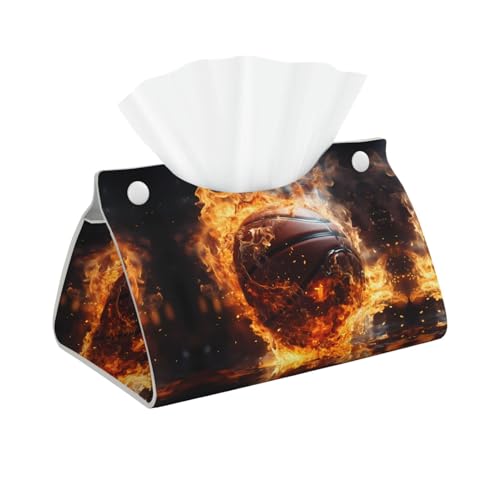 Basketball auf Feuer und Wasserflamme spritzt lange Ledertaschentuchbox, geeignet für Nachttische, Werkbänke und dekorative Taschentuchabdeckungen. Basketball auf Feuer und Wasserflamme spritzt lange Ledertaschentuchbox, geeignet für Nachttische, Werkbänke und dekorative Taschentuchabdeckungen. von WZYCWB