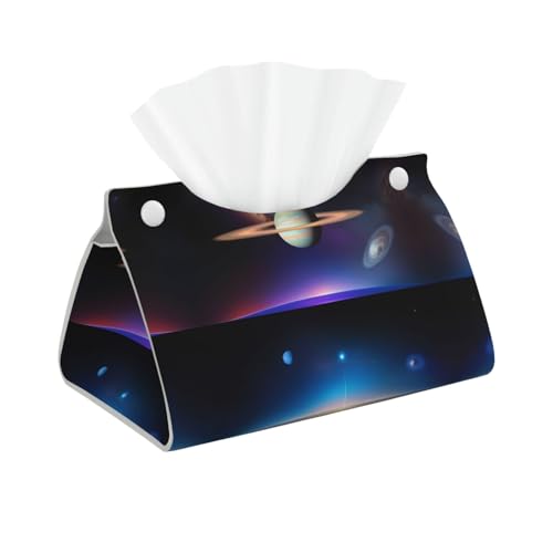 Cosmic Saturn Taschentuchbox, lang, Leder, geeignet für Nachttische, Werkbänke und dekorative Taschentuchabdeckungen für den Heimschreibtisch. Cosmic Saturn Taschentuchbox, lang, Leder, geeignet für Nachttische, Werkbänke und dekorative Taschentuchabdeckungen für den Heimschreibtisch. von WZYCWB