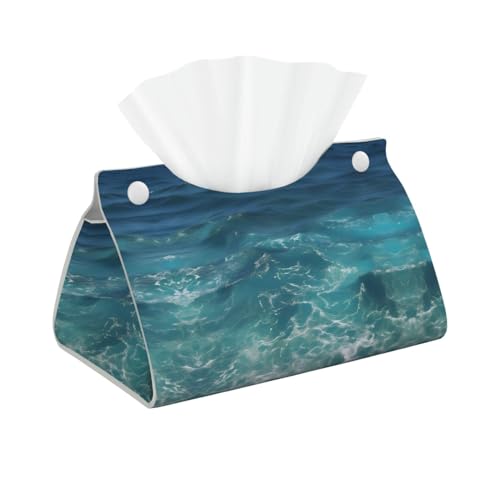 Die lange Taschentuchbox aus Leder von Deep Ocean ist geeignet für Nachttische, Werkbänke und dekorative Taschentuchabdeckungen. Die lange Taschentuchbox aus Leder von Deep Ocean ist geeignet für Nachttische, Werkbänke und dekorative Taschentuchabdeckungen. von WZYCWB