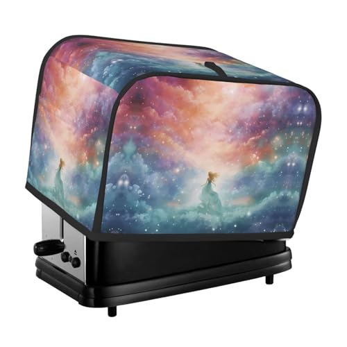 Fantasy Paradise Space Toaster-Abdeckung, geeignet für breites Schlitz-Design, mit seitlicher Aufbewahrungstasche, leicht zu reinigen, staubdicht, geeignet für die Küche. von WZYCWB