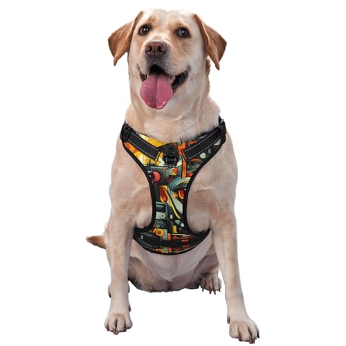 Freak Haustier-Traktionsweste, bedruckt, Größe M, ideal für Spaziergänge mit dem Hund, Wandern, tägliche Reisen von WZYCWB