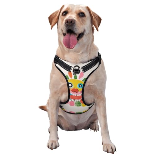 Graffiti-Monster bedruckte Haustier-Traktionsweste, ideal für Spaziergänge mit dem Hund, Wandern, tägliche Reisen Graffiti-Monster bedruckte Haustier-Traktionsweste, ideal für Spaziergänge mit dem Hund, Wandern, tägliche Reisen von WZYCWB
