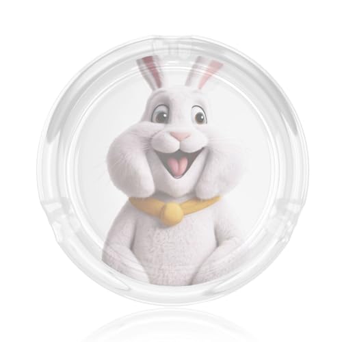 Großer weißer Hasenbecher aus Glas – geeignet für Zuhause und Büro, verleiht eleganten Stil Großer weißer Hasenbecher aus Glas – geeignet für Zuhause und Büro, verleiht eleganten Stil von WZYCWB