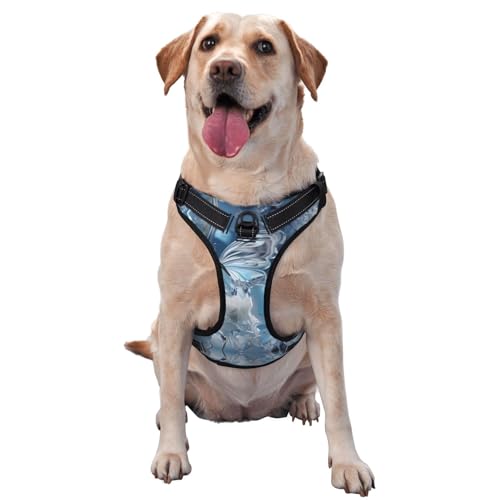 Haustierweste mit flatterndem Schmetterling, Größe XL, ideal für Spaziergänge mit dem Hund, Wandern, tägliche Reisen von WZYCWB