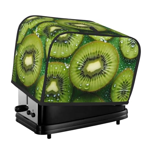 Kiwi-Obst-Toaster-Abdeckung, geeignet für breites Schlitz-Design, mit seitlicher Aufbewahrungstasche, leicht zu reinigen, staubdicht, geeignet für die Küche. von WZYCWB