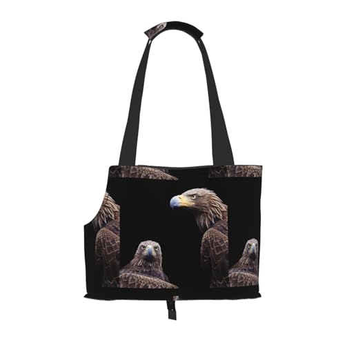 Leichte, atmungsaktive Reise-Umhängetasche für kleine Haustiere, WZYCWB Adler mit Rückblick, bedruckte Haustier-Umhängetasche Leichte, atmungsaktive Reise-Umhängetasche für kleine Haustiere, WZYCWB Adler mit Rückblick, bedruckte Haustier-Umhängetasche von WZYCWB