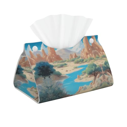 Oasis in The Desert Taschentuchbox, lang, Leder, geeignet für Nachttische, Werkbänke und dekorative Taschentuchabdeckungen für den Heimschreibtisch. Oasis in The Desert Taschentuchbox, lang, Leder, geeignet für Nachttische, Werkbänke und dekorative Taschentuchabdeckungen für den Heimschreibtisch. von WZYCWB