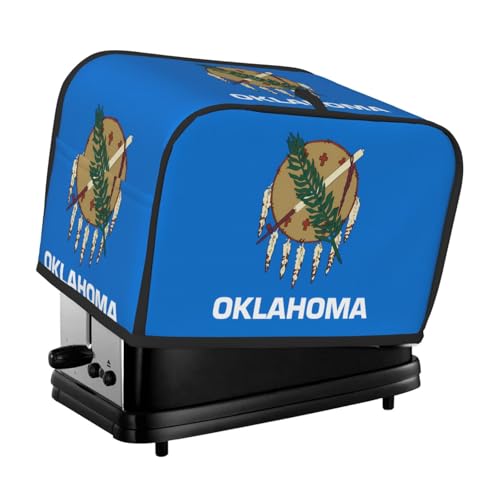 Oklahoma State Flag Toaster-Abdeckung, geeignet für breite Schlitz-Design, mit seitlicher Aufbewahrungstasche, leicht zu reinigen, staubdicht, geeignet für die Küche. von WZYCWB