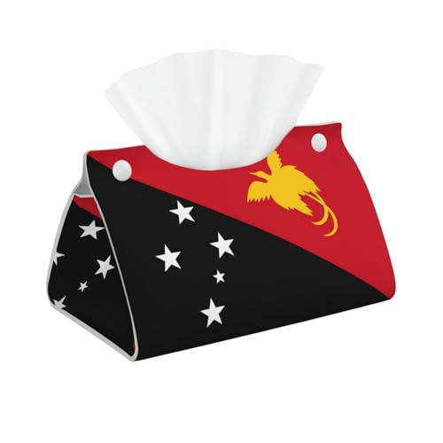 Papiertaschentuchbox mit Flagge von Papua-Neuguinea, lang, geeignet für Nachttische, Werkbänke und dekorative Taschentuchabdeckungen für den Heimschreibtisch. Papiertaschentuchbox mit Flagge von Papua-Neuguinea, lang, geeignet für Nachttische, Werkbänke und dekorative Taschentuchabdeckungen für den Heimschreibtisch. von WZYCWB