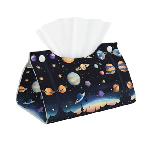 Saturn Jupiter Earth lange Taschentuchbox aus Leder, geeignet für Nachttische, Werkbänke und dekorative Taschentuchabdeckungen für den Heimschreibtisch. Saturn Jupiter Earth lange Taschentuchbox aus Leder, geeignet für Nachttische, Werkbänke und dekorative Taschentuchabdeckungen für den Heimschreibtisch. von WZYCWB